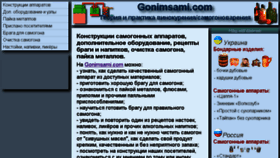 What Gonimsami.com website looked like in 2018 (6 years ago)