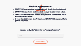 What Gratitude.one website looked like in 2018 (7 years ago)