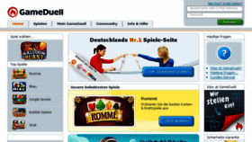 What Gameduell.at website looked like in 2018 (6 years ago)