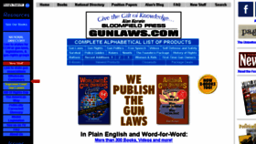 What Gunlaws.com website looked like in 2018 (6 years ago)