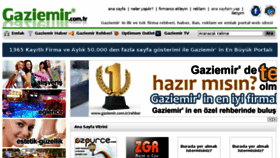 What Gaziemir.com.tr website looked like in 2018 (6 years ago)