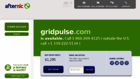 What Gridpulse.com website looked like in 2018 (7 years ago)