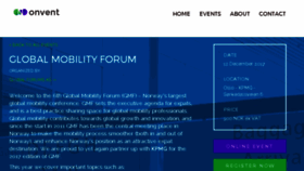 What Globalmobility.no website looked like in 2018 (6 years ago)