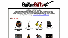 What Guitargifts.com website looked like in 2018 (6 years ago)