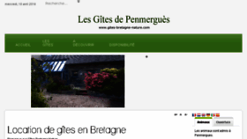 What Gites-bretagne-nature.com website looked like in 2018 (6 years ago)