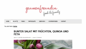 What Gaumenfreundin.de website looked like in 2018 (6 years ago)