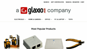 What Glaxio.co.uk website looked like in 2018 (6 years ago)