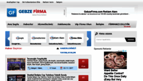 What Gebzefirma.com website looked like in 2018 (6 years ago)