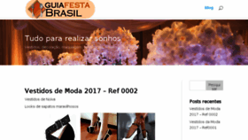 What Guiafestabrasil.com.br website looked like in 2018 (6 years ago)