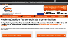 What Guenstigehallen.de website looked like in 2018 (6 years ago)