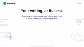 What Grammerly.org website looked like in 2018 (6 years ago)