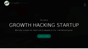 What Growthgravy.com website looked like in 2018 (6 years ago)