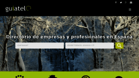 What Guiatel.es website looked like in 2018 (6 years ago)