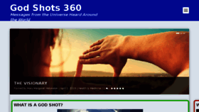 What Godshots360.com website looked like in 2018 (6 years ago)