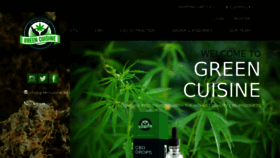 What Greencuisinecbd.uk website looked like in 2018 (6 years ago)