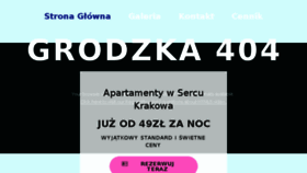 What Grodzka.net.pl website looked like in 2018 (6 years ago)