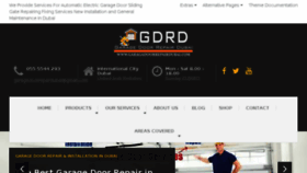 What Garagedoorrepairdubai.com website looked like in 2018 (6 years ago)