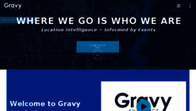 What Gravyanalytics.com website looked like in 2018 (6 years ago)