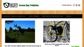What Greenrayvehicles.com website looked like in 2018 (6 years ago)