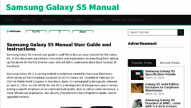 What Galaxys5manuals.com website looked like in 2018 (6 years ago)