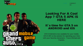 What Gta5mobile.net website looked like in 2018 (6 years ago)