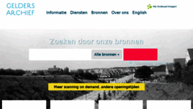 What Geldersarchief.nl website looked like in 2018 (6 years ago)