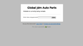 What Globaljdm.com website looked like in 2018 (6 years ago)