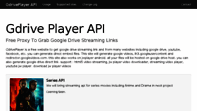 What Gdriveplayer.us website looked like in 2018 (6 years ago)