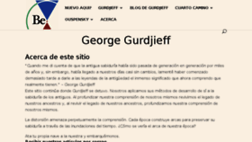 What Ggurdjieff.es website looked like in 2018 (6 years ago)