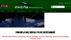 What Gravityplayevents.com website looked like in 2018 (6 years ago)