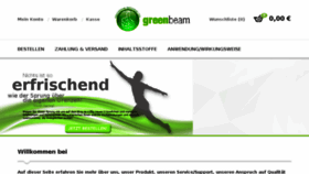 What Greenbeam24.com website looked like in 2018 (6 years ago)