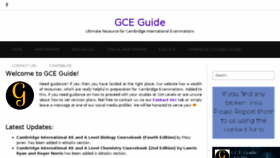 What Gceguide.xyz website looked like in 2018 (6 years ago)