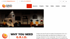 What Grid-india.net website looked like in 2018 (6 years ago)