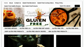 What Glutensolutions.com website looked like in 2018 (6 years ago)
