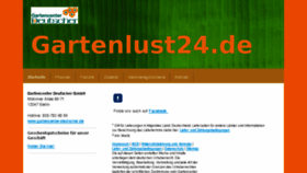 What Gartenlust24.de website looked like in 2018 (6 years ago)