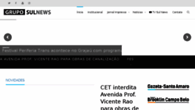 What Gruposulnews.com.br website looked like in 2018 (6 years ago)