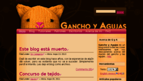 What Ganchoyagujas.com website looked like in 2018 (6 years ago)