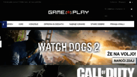 What Gameworld.si website looked like in 2018 (6 years ago)