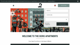 What Gorkiapartments.com website looked like in 2018 (6 years ago)