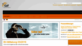 What Gdf.de website looked like in 2018 (6 years ago)