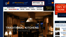 What Getdecorating.com website looked like in 2018 (6 years ago)