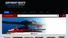 What Gonnasonboats.com website looked like in 2018 (6 years ago)