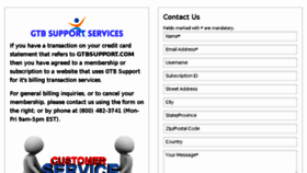 What Gtbsupport.com website looked like in 2018 (6 years ago)