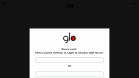 What Glo.ro website looked like in 2018 (6 years ago)