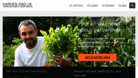 What Gardendad.co.uk website looked like in 2018 (6 years ago)