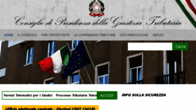 What Giustizia-tributaria.it website looked like in 2018 (6 years ago)