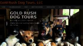 What Goldrushdogs.com website looked like in 2018 (6 years ago)