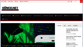 What Guncelnet.com website looked like in 2018 (6 years ago)