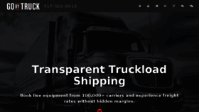 What Gobytruck.com website looked like in 2018 (6 years ago)