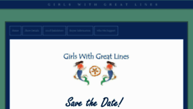 What Girlswithgreatlines.com website looked like in 2018 (6 years ago)